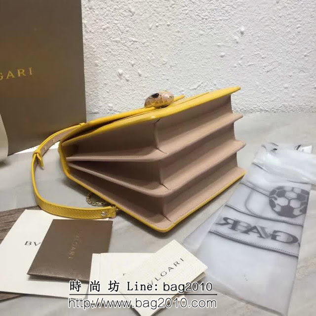 BVLGARI寶格麗 全球限量款 新琺瑯Serpenti三層蛇頭包 可手提肩背 38329 FYD1362